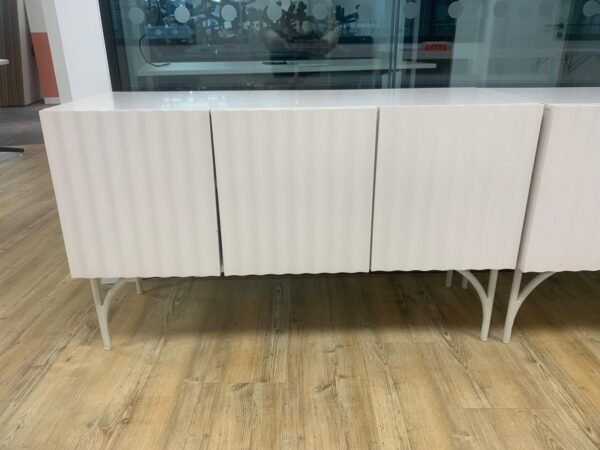 Low Height Storage Cabinet with 2 Doors & Shelves