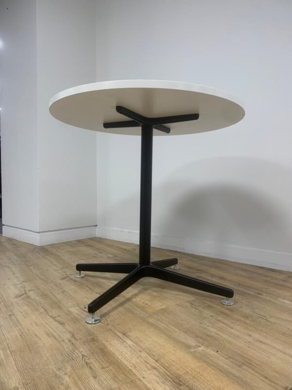 Modern Round Dining Table | White Top - Image 3