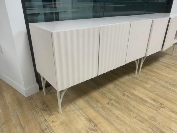 Low Height Storage Cabinet with 2 Doors & Shelves - Image 3