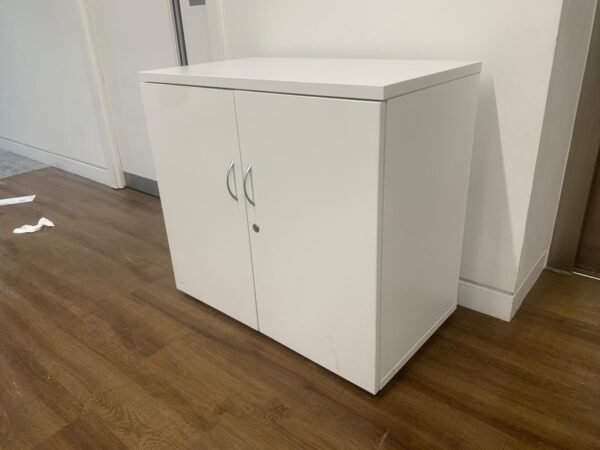 Modern White Medium | Sized Office Cabinet - Image 2