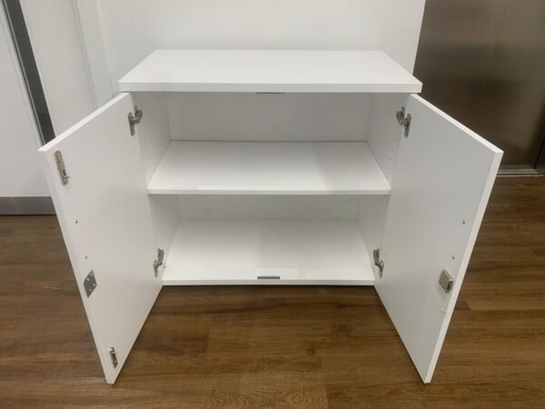 Modern White Medium | Sized Office Cabinet - Image 4