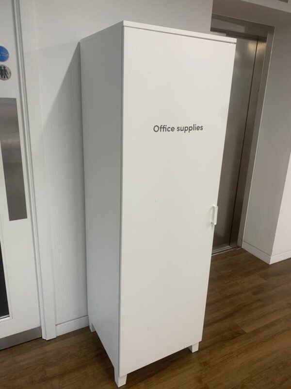 Tall Wooden Office Cabinets - Image 4