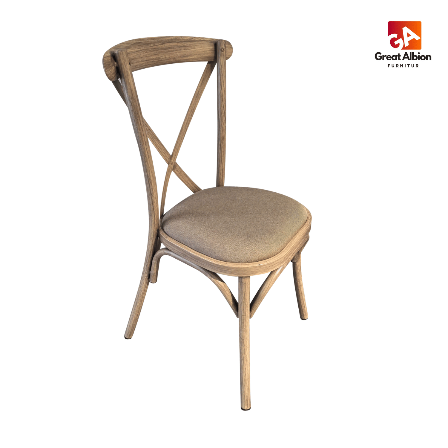 Metal Crossback Stacking Event Chair