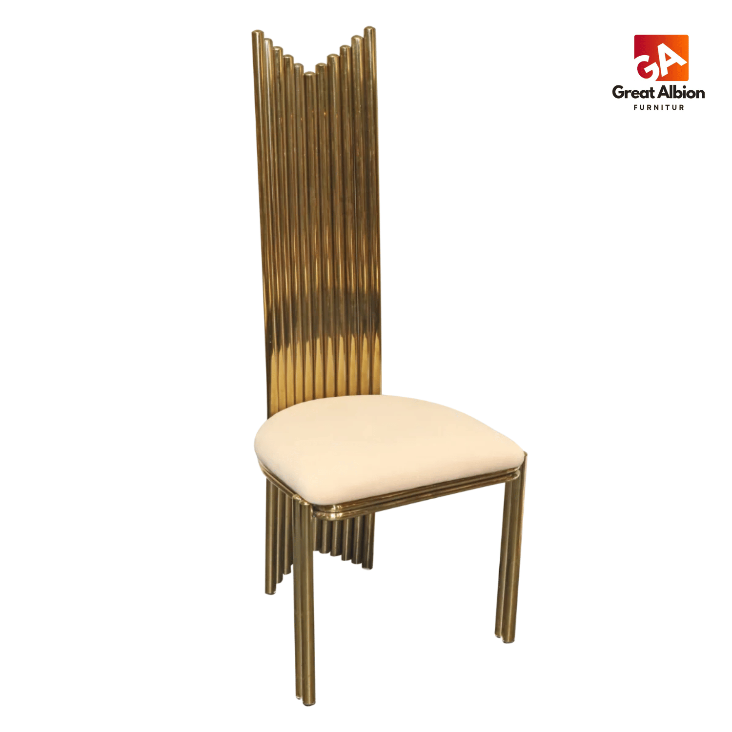 Verto Plus Premium Inox Chair Gold