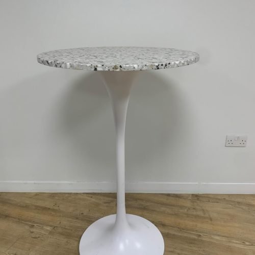 High Bar Table | Original round marble top