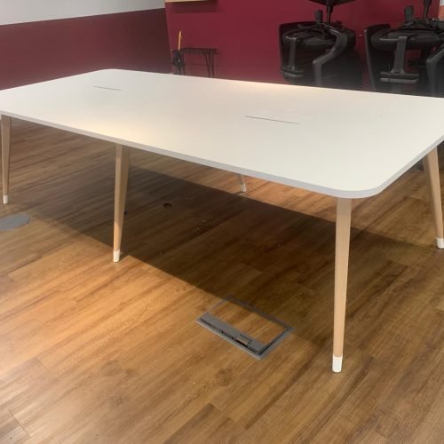 Premium Wooden Meeting Table with Power & USB