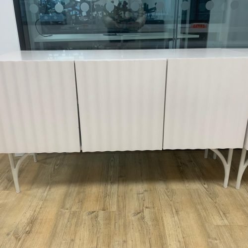 Low Height Storage Cabinet with 2 Doors & Shelves